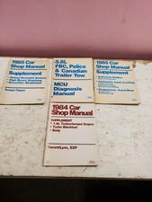 Vintage Ford Dealership Shop Manual 1984 85 Tempo Escort Topaz Lynx (bb13) 
