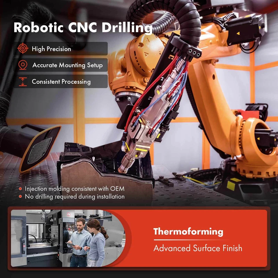 2x Forros de guardabarros interiores delanteros con espuma aislante para Lexus NX200t NX300h 15-17 Foto 4 de 4