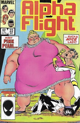 Alpha Flight Comic 22 Copper Age First Print 1985 John Byrne Wiacek Parker