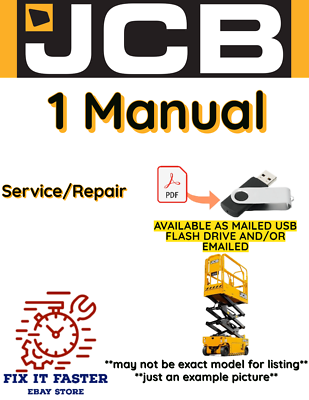 #ad JCB S1930E MOBILE ELEVATING WORK PLATFORM SERVICE REPAIR SHOP MANUAL PDF USB $30.00