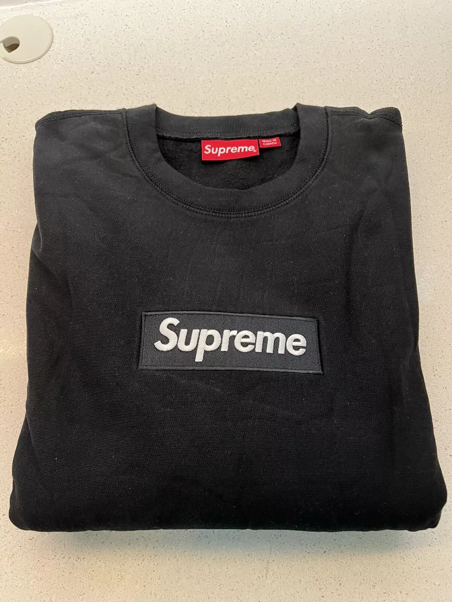 supreme 18AW Box Logo Crewneck Lサイズ