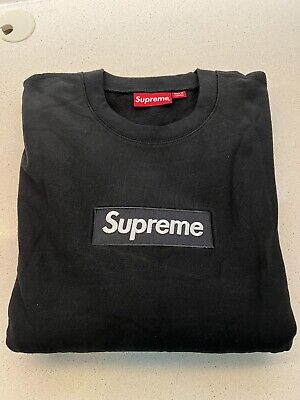 Supreme Box Logo Crewneck Black Small