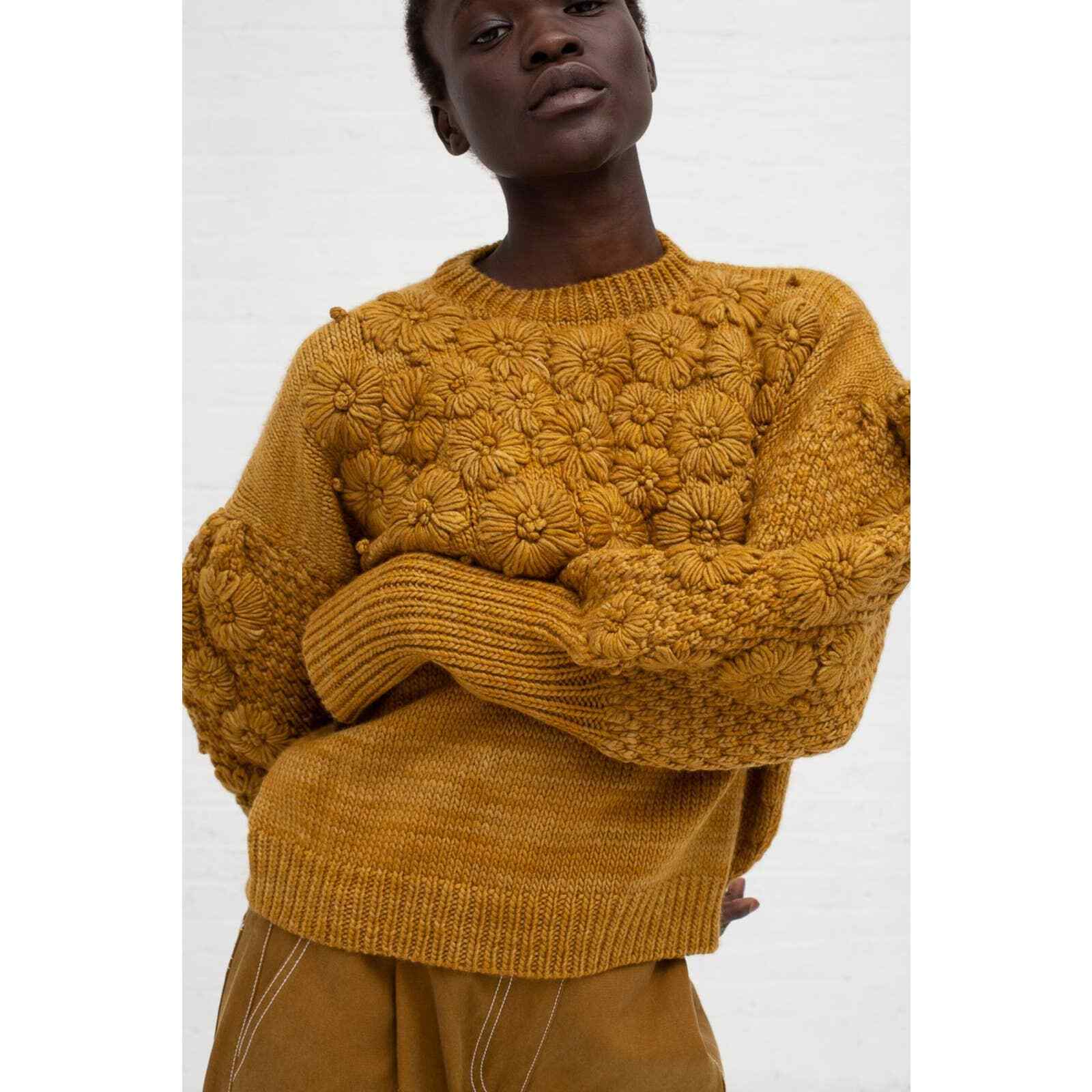 Ulla Johnson Mustard Yellow Merino Wool 