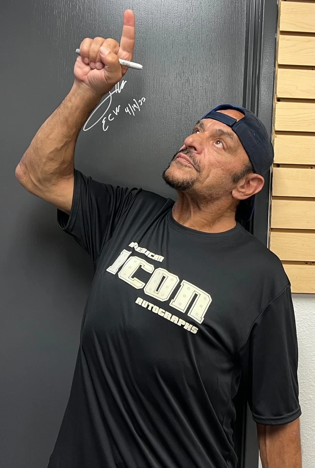 Foto firmada por Terry Funk & Sabu 8x10 certificado de autenticidad BAS FMW WWE ECW NJPW NWA imagen automática Foto 3 de 4