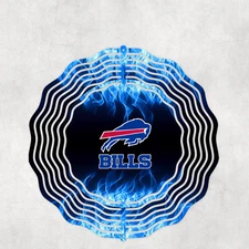 Buffalo Bills Inspired 10" Wind Spinner #2
