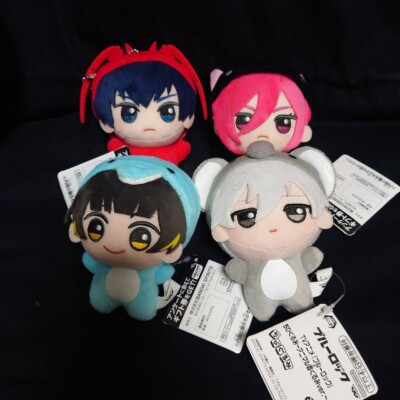 Blue Lock Chibigurumi Animal Vol.1 4 type set complete Plush doll Mascot Japan