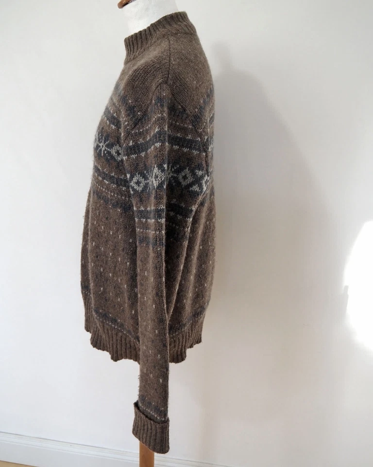 Strick Pullover Grösse L Herren Island Norweger Style K087 - Bild 2 von 3
