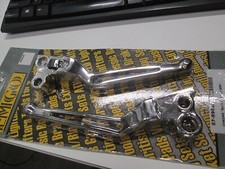 EMGO CHROME BUFFALO CLUTCH + BRAKE LEVER SET - HARLEY HD BIG TWIN + SPORTSTER