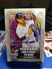 2023 Topps Series 1 - Giancarlo Stanton Unscratched Home Run Challenge YANKEES