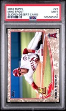 2013 Topps 27 Mike Trout Angels Rookie Cup Desert Camo /99 PSA 9 MINT *5 HIGHER*