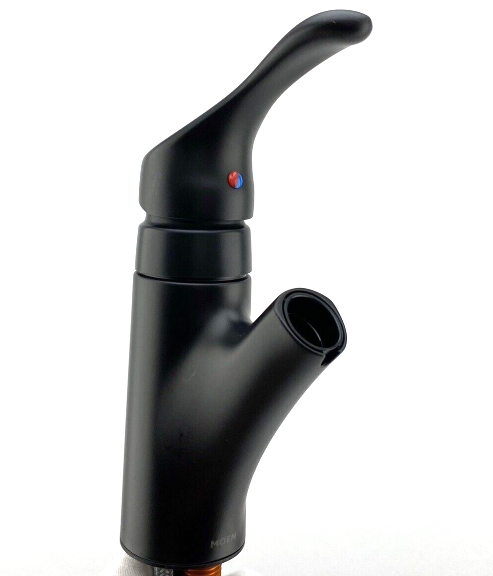 🆕 Moen CA87316BL Renzo PullOut Kitchen Laundry Utility Faucet Matte