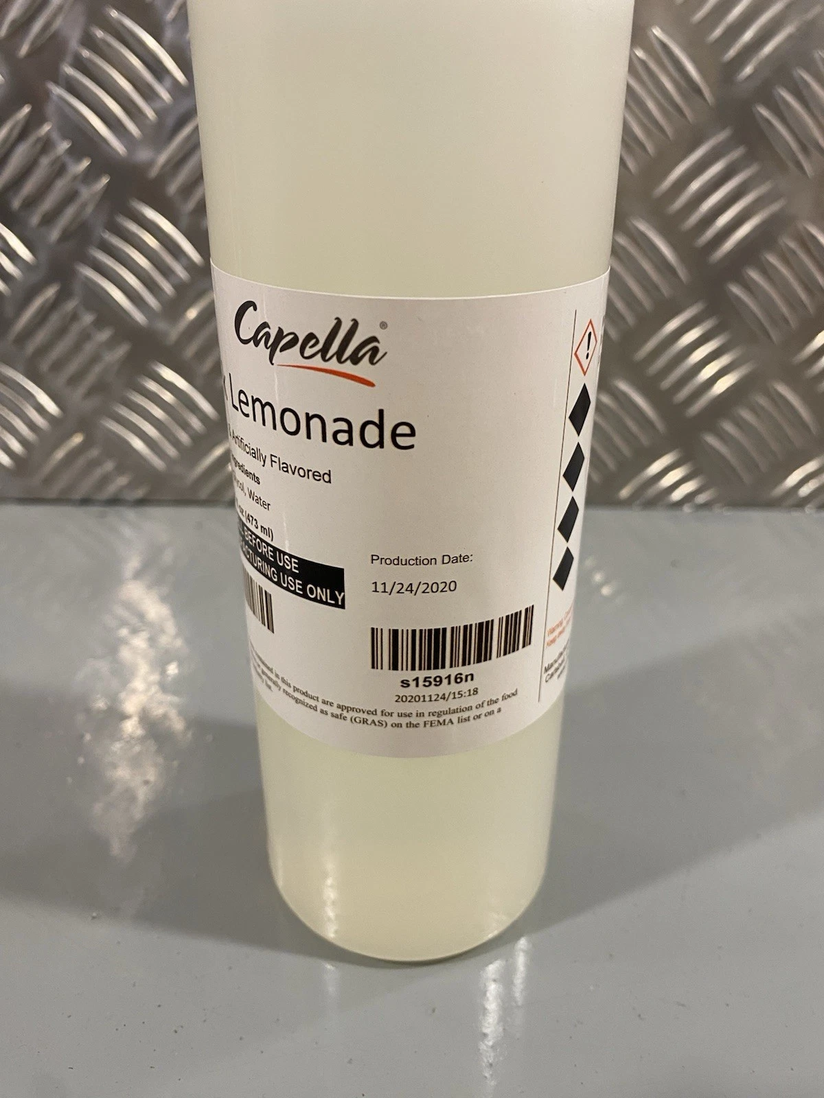 Capella Pink Lemonade Flavour Concentrate 16oz 473ml Production Date 24/11/2020 3