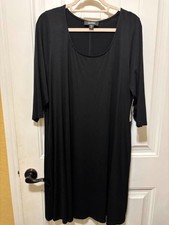 KAREN KANE Stretch Black Dress Size 1X New w/ Tags