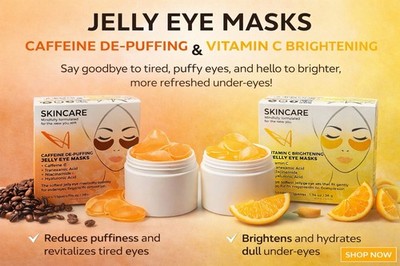 LaSplash Cosmetics Jelly Eye Mask Collection Caffeine De-Puffing & Vitamin C  