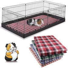 4 PCS Guinea Pig Cage Liners Guinea Pig Bedding Washable Pee Pads for Guinea ...