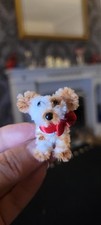 Minature Pipe Cleaner  Dolls House Furniture Little Yorkie Terrier Dog Pup 