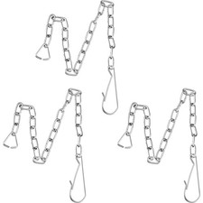 3 Pcs Stainless Steel Toilet Flapper Chain Universal Toilet Chain Replacement
