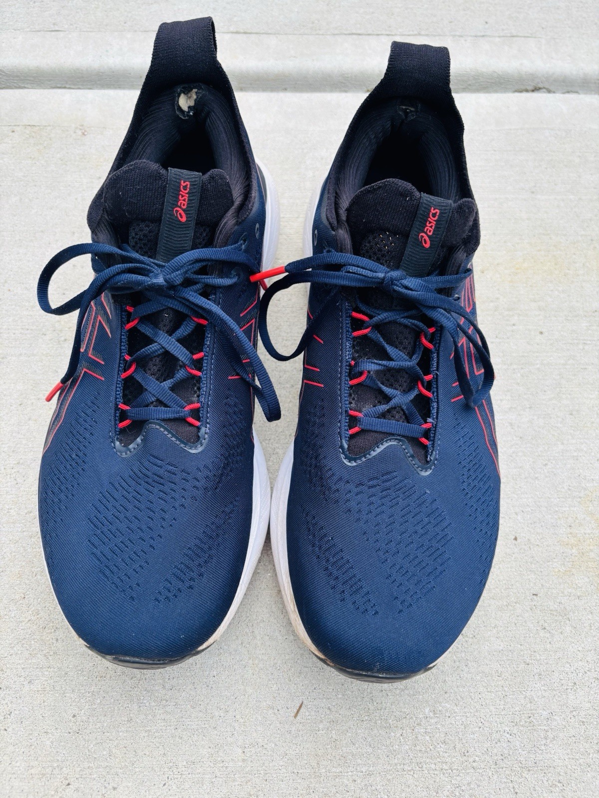 Size 12 - Asics Gel Nimbus 25 Wide Midnight Electric Red image 6