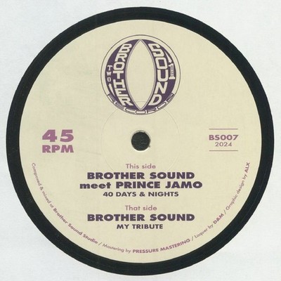 BROTHER SOUND meet PRINCE JAMO - 40 Days & Nights - Vinyl (12'')