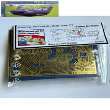 Ricambi torre ringhiera U-Boat tipo VIIC41 Revell 05045 fotoincisa 1/72 SKU 051