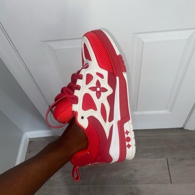 Louis Vuitton LV Skate Sneaker Red/White | eBay