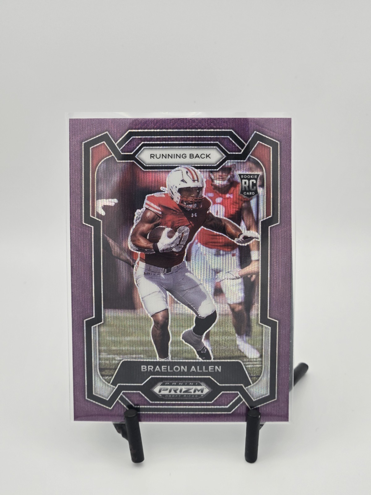 2024 Panini Prizm Draft Picks - Braelon Allen #129 Purple Wave Prizm (RC)