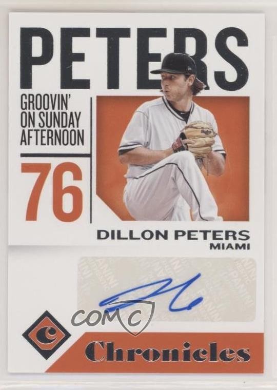 Dillon Peters #CA-DP 2018 Panini Chronicles Baseball Autographs