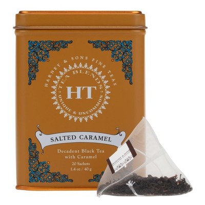 Salted Caramel Black Tea 20 Sachets Luxurious Caffeine Infused Blend