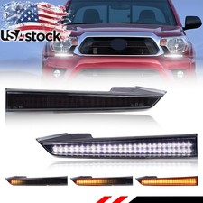 Led Front Daytime Running Drl Dynamic Signal Lights For 2012-2015 Toyota Tacoma