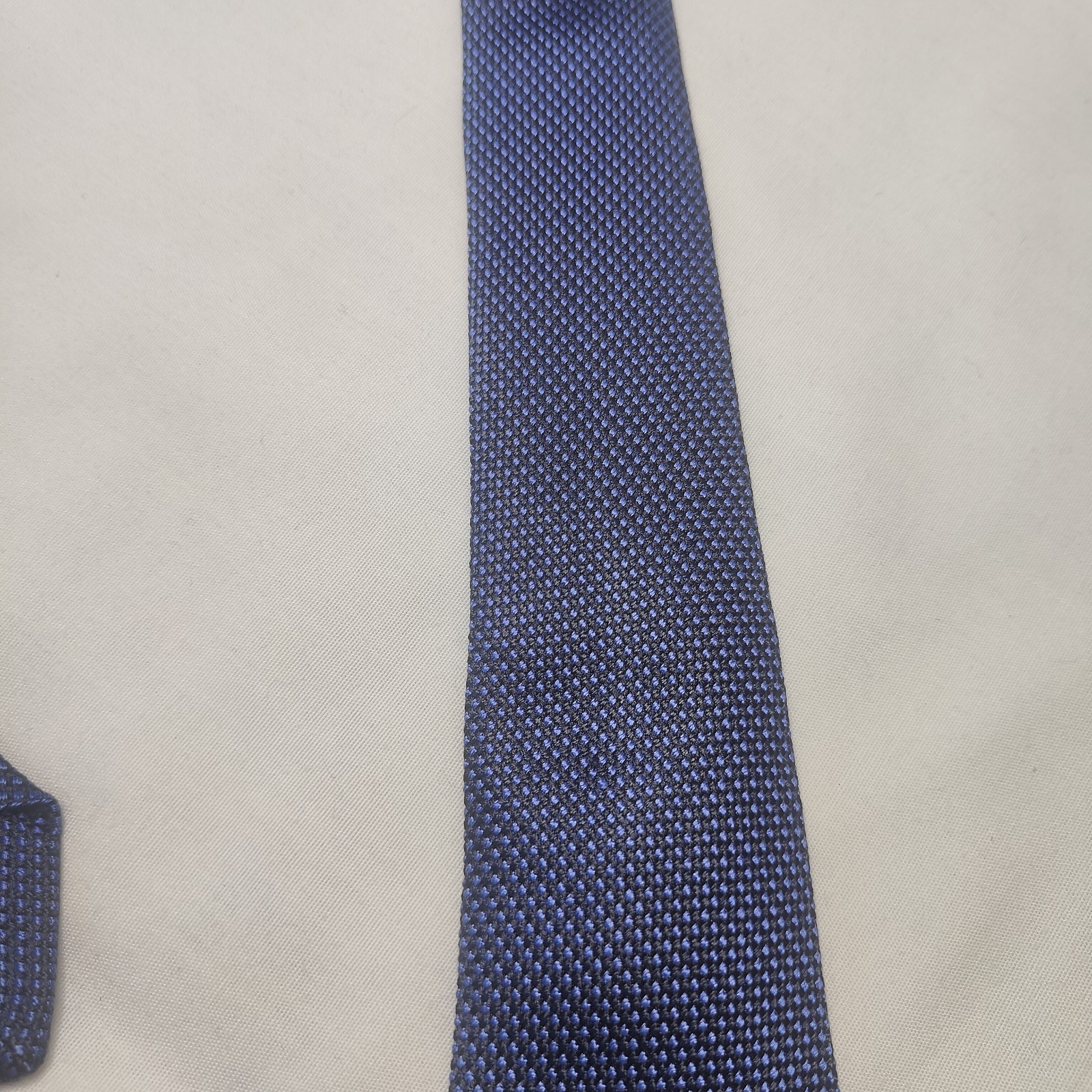 Navy Micro Dot Pattern 100% — view 5