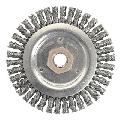 Roughneck Stringer Bead Wheel, 4-1/2 in dia x 3/16 in Face W x 5/8 in-11 UNC x