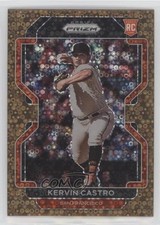 2022 Panini Prizm Bronze Donut Circle Prizm 20/40 Kervin Castro #34 0x1