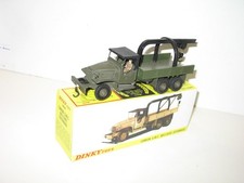 DINKY TOYS, GMC grue wrecker militaire lot 7 dépannage complet + pilote H
