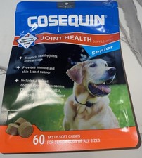 COSEQUIN P06668 SENIOR 60ct Soft Chews for Dogs Exp 11/27