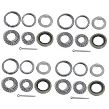 4 Sets 3500 LB Boat Trailer Axle Bearing Kits, L68149 L44649 Bearing Kits,