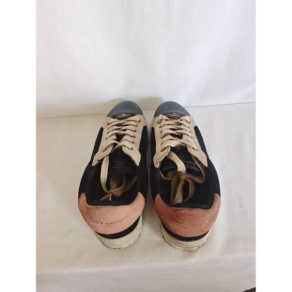 Kurt Geiger London Kensington Cupsole Suede Sneakers Suede Leather Black EU 39 - Image 3 of 4