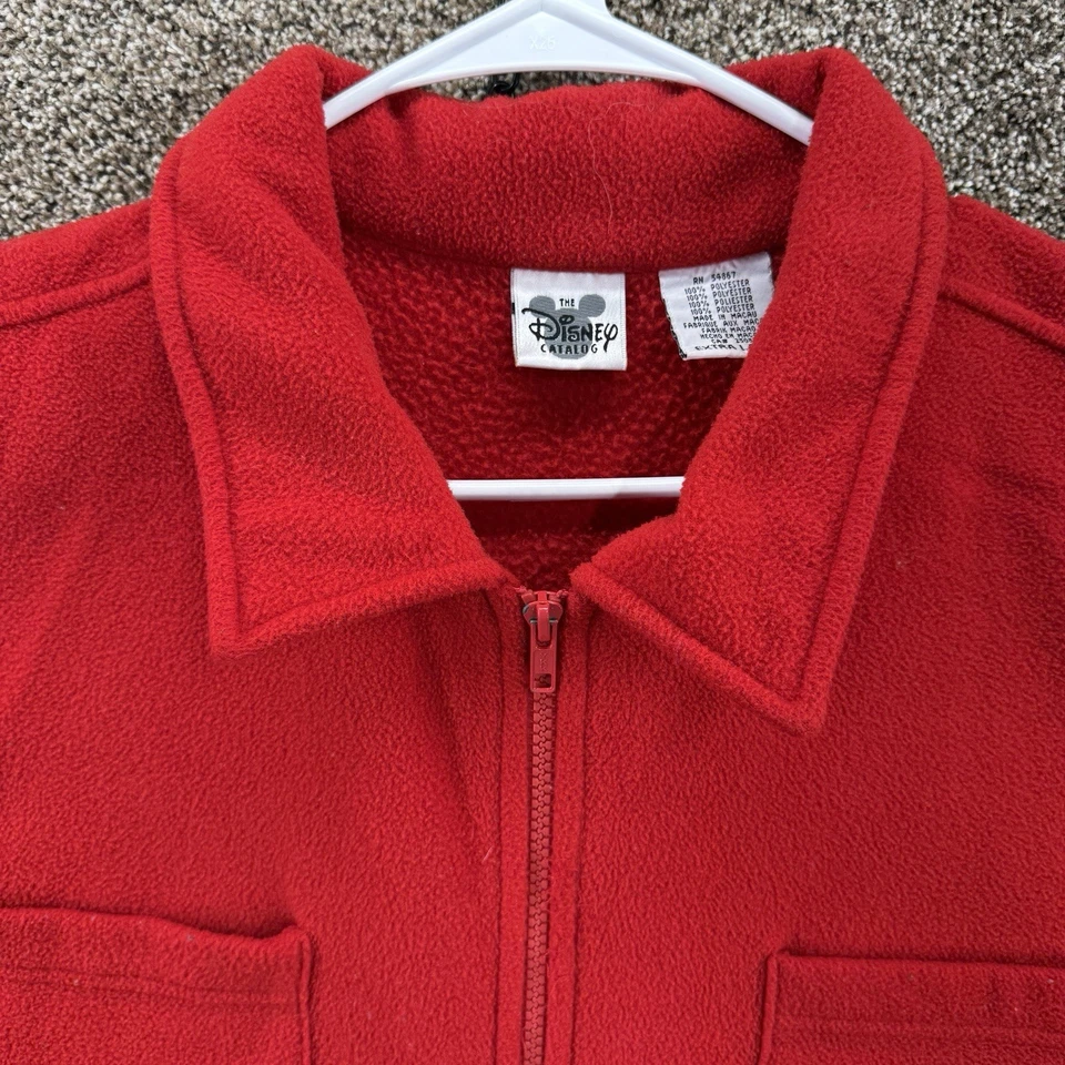 Jaqueta Vintage The Disney Catálogo Tamanho XL Zíper Completo Lã 101 Gola Dálmata - Imagem 4 de 4