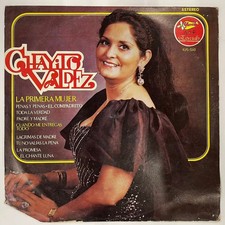CHAYITO VALDEZ -LA PRIMERA MUJER- 1982 MEXICAN LP MILD COVER CUT OUT WEAR SPINE