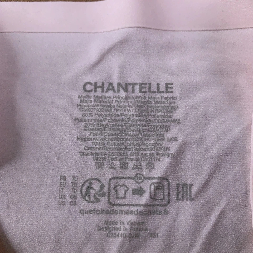 Chantelle Mujer Talla Única Rosa Calzoncillo Alto Negro Hipster Panty Paquete de 3 Nuevo Foto 3 de 4