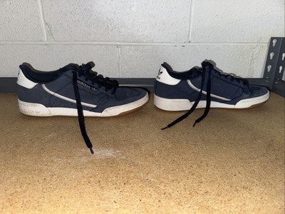 Adidas Continental 80 Mens Size 10 Blue Leather Athletic Training Shoes  Sneakers