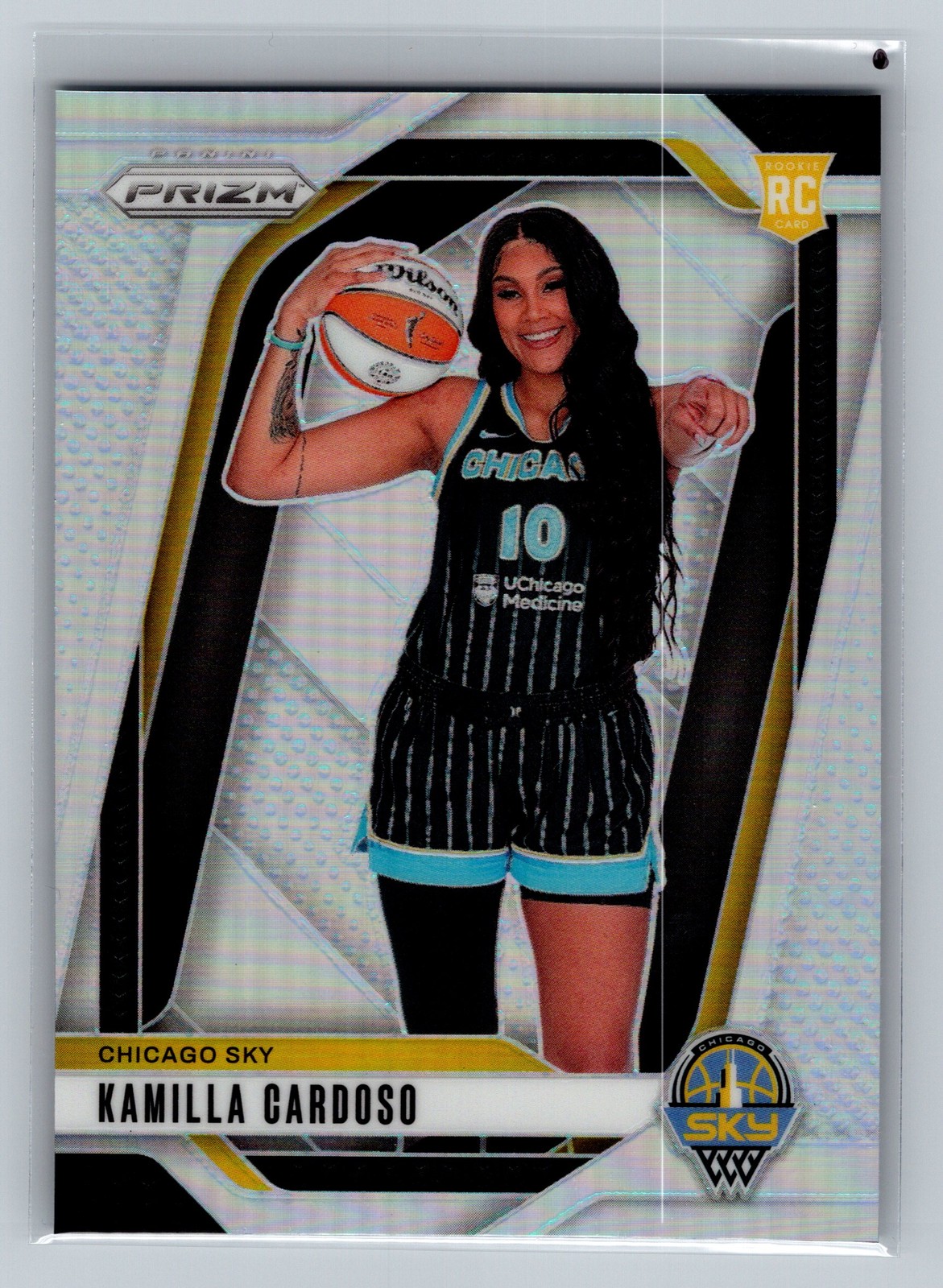 2024 Panini Prizm WNBA Kamilla Cardoso #149 Silver Prizms Chicago Sky