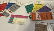 9 ALABAMA FOOTBALL 1994 TICKET STUBS COACH GENE STALLINGS FREE SHIPPING 