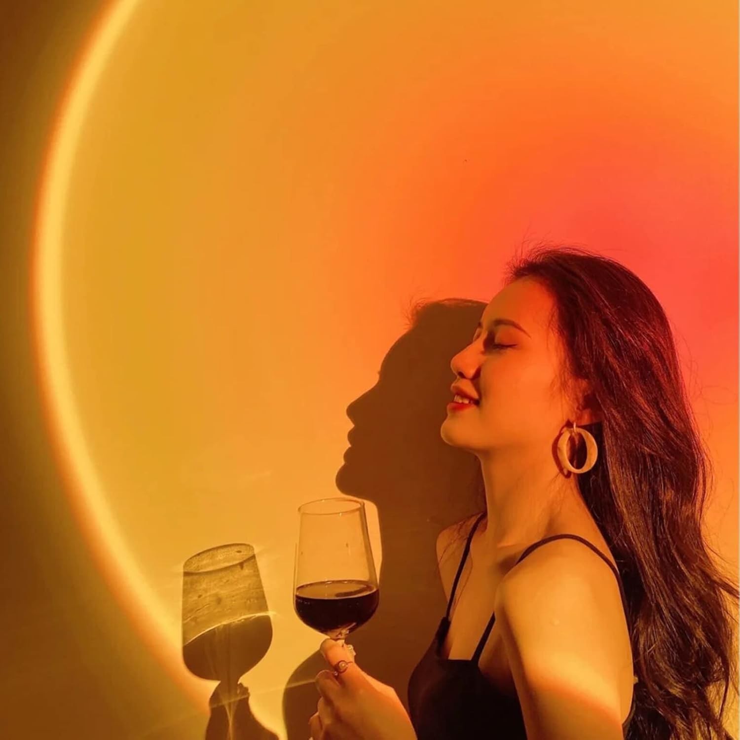 Sunset Lamp Projector Light, Multiple Colors Modern Multicolor With Remote 