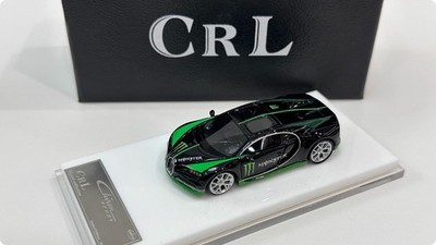 CRL 1/64 Bugatti Chilong Khyron art resin Chiron resin car model ornaments