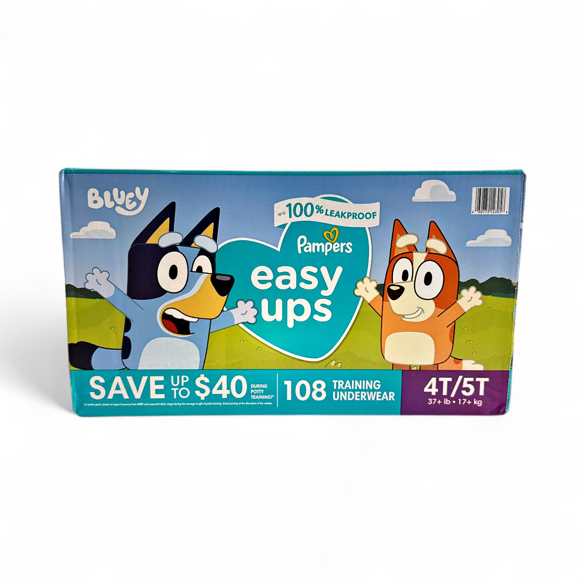 Pampers Easy Ups - Bluey Training Underwear (Size 4T-5T) - 108 Count
