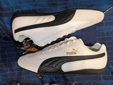 Puma Speedcat OG 397116-01 Mens Sz 11 White Black Driving Sneakers NWOB
