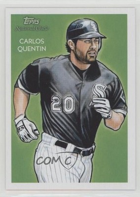 2010 Topps National Chicle Bazooka Back Carlos Quentin by Jason Davies #179 2u3
