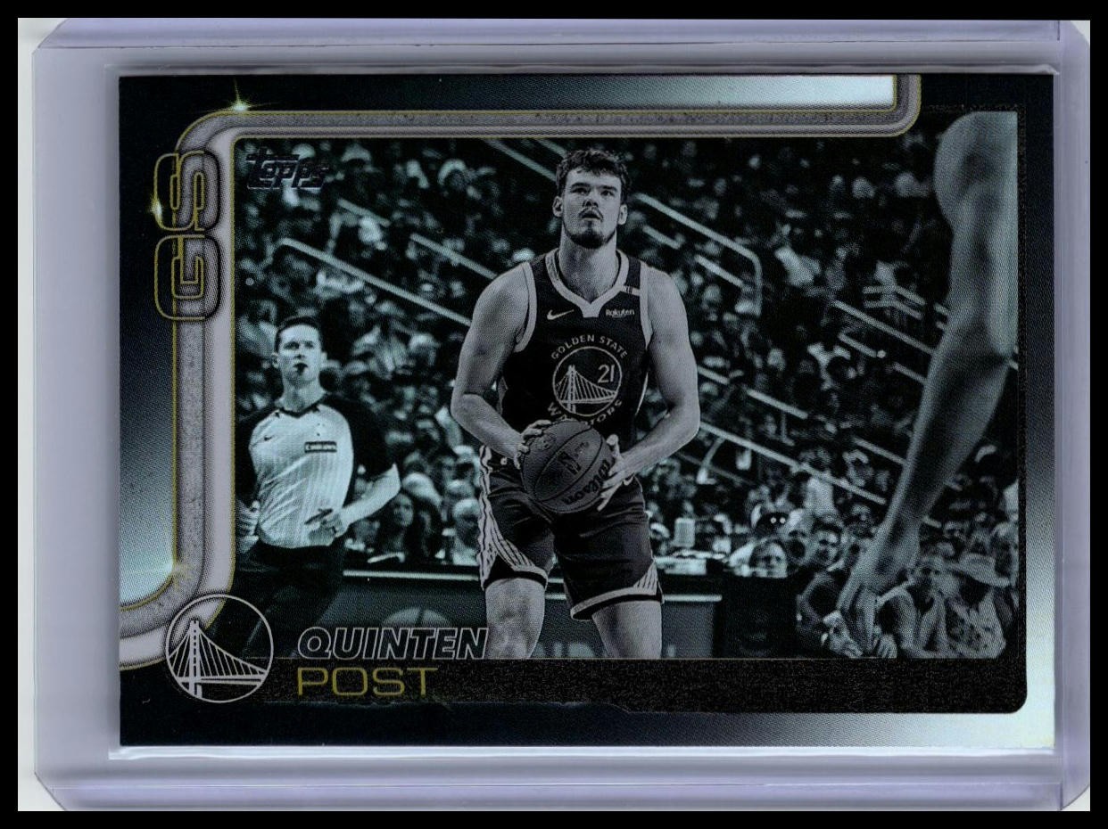 2025-26 Topps #139 Quinten Post Blackout