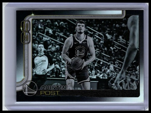 Quinten Post – 2025-26 Topps Basketball · Base Cards I Blackout Variation #139 Quinten Post