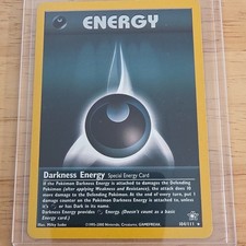 Pokémon Darkness Energy Neo Genesis Rare 104/111 English TCG Special Energy Card